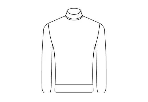 Turtleneck kroj