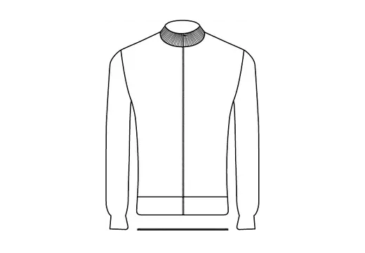 Zip Jacket kroj